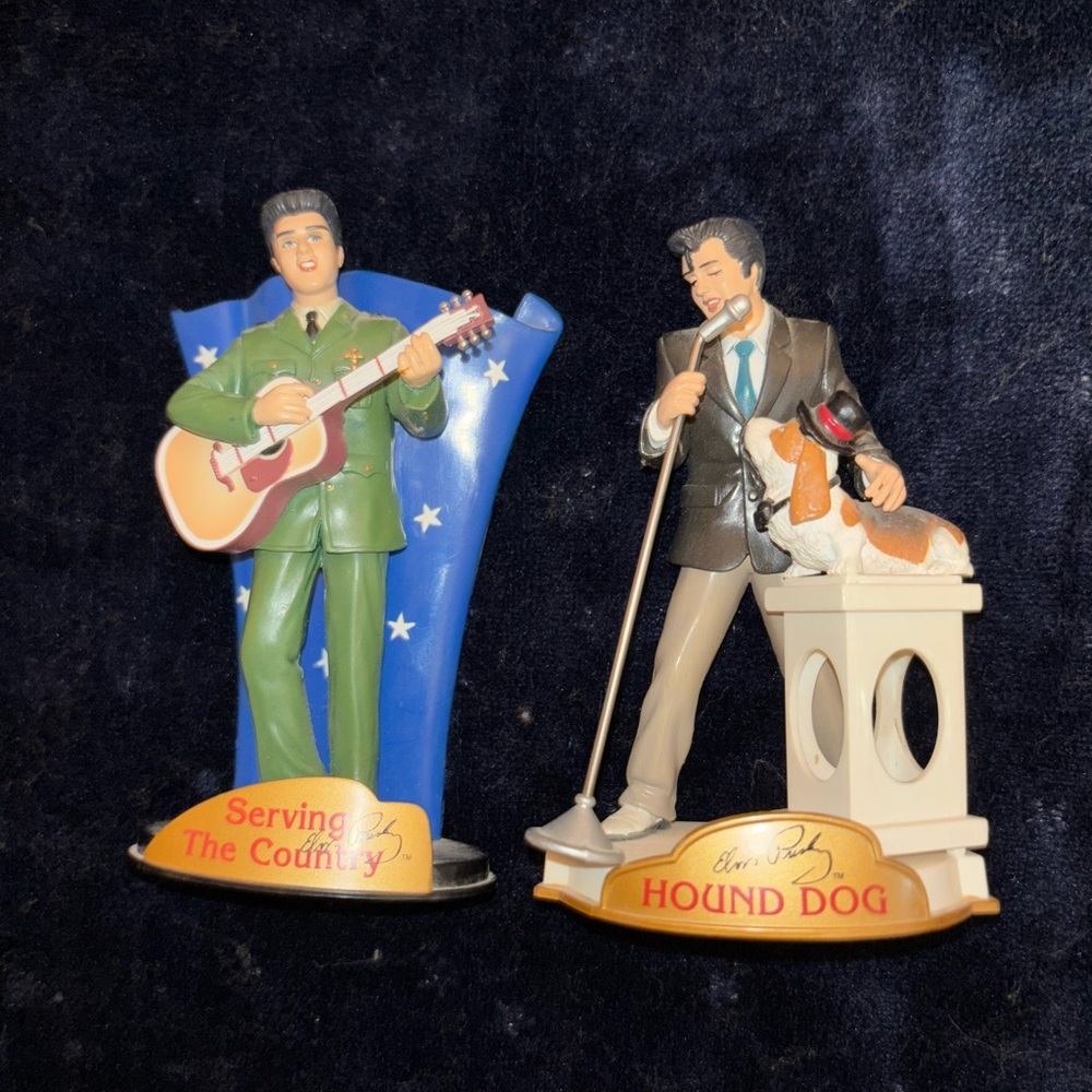 Elvis Presley Cake Topper Set - 2003 & 2004